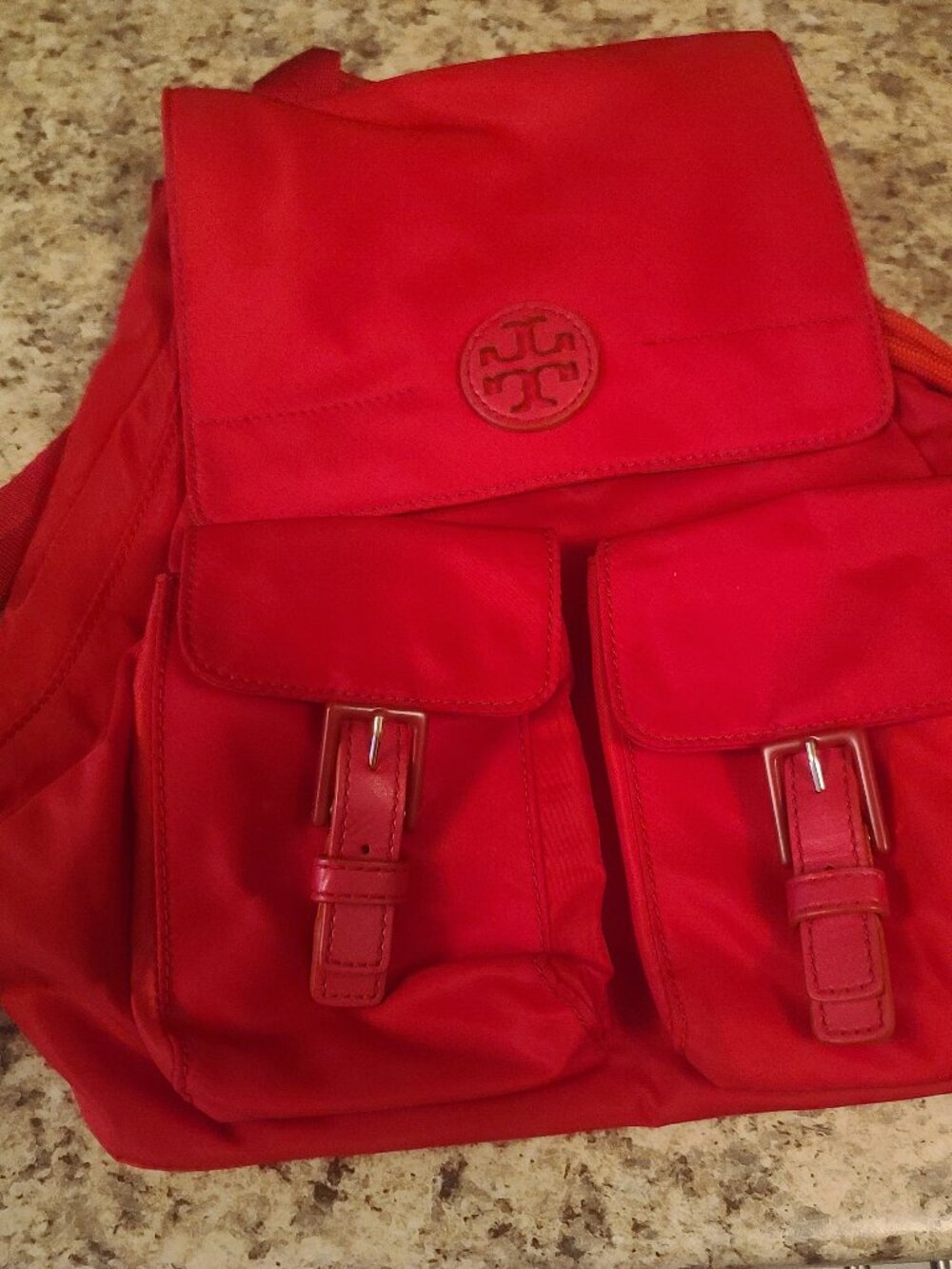Unverified "Tory Burch" nylon backpack